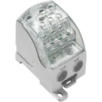 Weidmuller 1562100000 Verdeelblok Schroeven Grijs, Transparant 1 stuk(s)