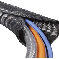 Hellermanntyton 170-01016 Twist-In 29 Gevlochten slang Zwart Polyester 25 tot 29 mm 2 m
