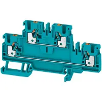 Weidmuller 1547620000 Doorgangsklem 2-etages 5.1 mm Spanveer Blauw 50 stuk(s) Piece