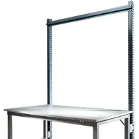 Manuflex ZB3792.7016 Aanbouw opbouwdeel zonder arm voor universele + professionele standaard aanbouw tafels, gebruiksh 1500 mm