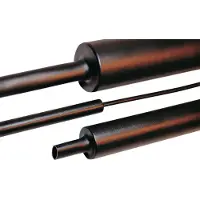 Hellermanntyton 323-10400 Krimpkous zonder lijm Zwart 40 mm 12 mm Krimpverhouding:4:1 1 m