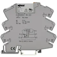 Wago 857-304 Relaismodule (modulair) Nominale spanning: 24 V/DC Schakelstroom (max.): 6 A 1x wisselcontact 1 stuk(s)