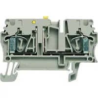 Weidmuller 1831280000 Testscheidingsserieklem Spanveer Donkerbeige 100 stuk(s)