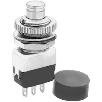 APEM 104350003 104350003 Druktoets 220 V/AC 2 A 1x aan/(uit) Moment 1 stuk(s)