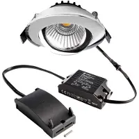 Deko-light 565372 Dione LED-inbouwlamp Energielabel: E (A - G) LED LED vast ingebouwd 8.50 W Chroom