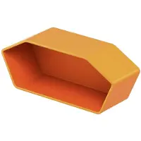 Obo Bettermann 6364625 Beschermkap (l x b) 19 mm x 60 mm Geel 10 stuk(s)