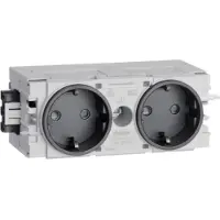 Hager GS20009011 Kabelgoot Insteekmodule (b x h x d) 120 x 50 x 61 mm Grafietzwart (RAL 9011) 1 stuk(s)