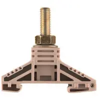 Weidmuller 1789770000 Doorgangsserieklem Boutaansluiting Donkerbeige 25 stuk(s)