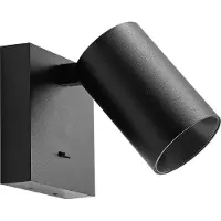 Deko-light Can Tilt eckig, 1x 7,5 W GU10, Schwarz 341338 Wandopbouwarmatuur GU10 7.5 W Stiftfitting Zwart