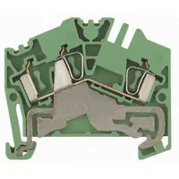 Weidmuller 1772090000-100 Aardklem Spanveer Groen-geel 100 stuk(s)