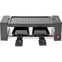 Melissa Raclette / Gourmetstel | 2 Personen | 400 W | 23 x 10 cm | Anti-aanbaklaag