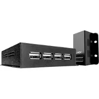 Lindy USB 2.0 Cat.5 verlenger, 50 meter, voeding via RJ45, 4 poorten