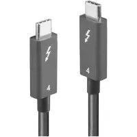 Lindy 31121 Thunderbolt-kabel Thunderbolt 4 Thunderbolt (USB-C) stekker 2.00 m Meerdere kleuren