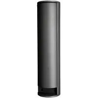 Deko-light Contactdooszuil met twee stopcontacten, IP44 733055, zwart, Aluminium, Modern