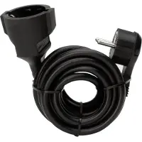 Kopp 143605083 Stroom Verlengkabel Zwart 3.00 m H05VV-F 3G 1,5 mm²