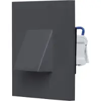EVN LQ41802AE LQ41802AE LED-wandinbouwlamp LED LED vast ingebouwd 1.8 W Antraciet