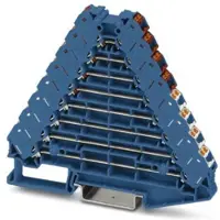 Phoenix Contact 3270135 Rangeerverdeler Push-In-klem Blauw 10 stuk(s)