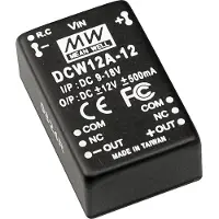 MEAN WELL DCW12B-15 DC/DC-converter 12 W Aantal uitgangen: 2 x Inhoud 1 stuk(s)