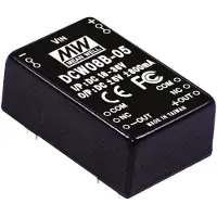 MEAN WELL DCW08C-05 DC/DC-converter 8 W Aantal uitgangen: 2 x Inhoud 1 stuk(s)