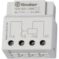 Finder 13.31.8.012.4300 Schakelrelais Inbouw 1x NO 12 V/AC 12 A 1 stuk(s)