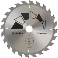 Bosch Cirkelzaagblad Standard 165X20 T24 - 2609256B55