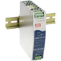 MEAN WELL SDR-75-48 DIN-rail netvoeding 48 V/DC 1.6 A 76 W Aantal uitgangen:1 x Inhoud 1 stuk(s)