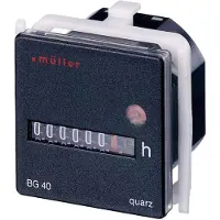 Müller BG 40.17 12-48V DC Bedrijfsurenteller Roltelwerk