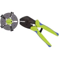 Rennsteig Werkzeuge Multicrimp 629 005 3 Krimptangset 5-delig Ongeïsoleerde platte connectoren, Geïsoleerde platte connectoren, Adereindhulzen, Doorverbinders,