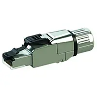 Telegärtner 100023084 RJ45-stekker CAT 6A afgeschermd 100023084 Stekker, recht Aantal polen (sensoren) 8 1 stuk(s)
