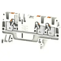 Weidmuller 1521890000 Doorgangsklem 5.1 mm Spanveer Wit 100 stuk(s)