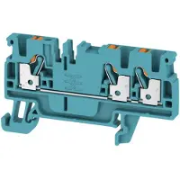 Weidmuller 1521780000 Doorgangsklem 5.1 mm Spanveer Blauw 100 stuk(s)