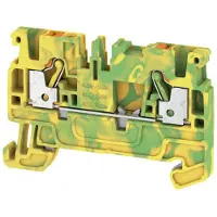 Weidmuller 1521680000 Aardklem 5.1 mm Spanveer Groen, Geel 50 stuk(s) Piece