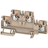 Weidmuller 1547610000 Doorgangsklem 2-etages 5.1 mm Spanveer Grijs 50 stuk(s)
