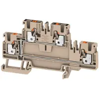 Weidmuller 1547650000 Doorgangsklem 2-etages 5.1 mm Spanveer Grijs 50 stuk(s)