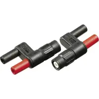Fluke PM9082 Meetadapter BNC-stekker - Bus 4 mm Zwart
