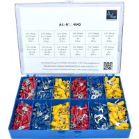 Vogt Verbindungstechnik 4045 Assortiment kabelschoenen 0.50 mm² - 6 mm² Rood, Blauw, Geel 520 stuk(s)