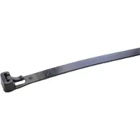 WKK 118227071 118227071 Kabelbinder 370 mm 7.60 mm Zwart Hersluitbaar, UV-gestabiliseerd 100 stuk(s)