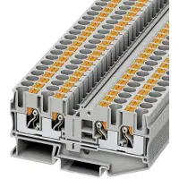 Phoenix Contact 3212934 Doorgangsklem 8.2 mm Spanveer Grijs 50 stuk(s)