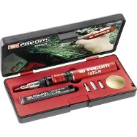 Facom Butane gas multi function soldering iron, heat gun kit 1075.H