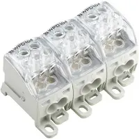 Weidmuller 1562160000 Verdeelblok Schroeven Grijs, Transparant 1 stuk(s)