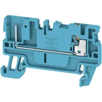 Weidmuller 2482170000 Doorgangsserieklem Push-In-klem, Steekaansluiting Blauw 1 stuk(s)