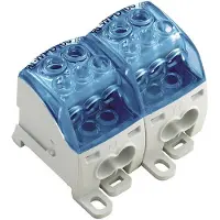 Weidmuller 2519470000 Verdeelblok Schroeven Grijs, Blauw 1 stuk(s)