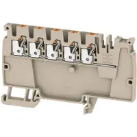 Weidmuller 2503880000 Verdeler-serieklem 5.1 mm Spanveer Grijs 50 stuk(s)