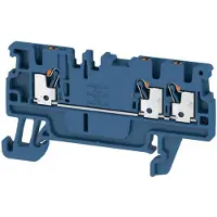 Weidmuller 2534540000 Doorgangsklem 3.50 mm Spanveer Donkerblauw 50 stuk(s) Piece