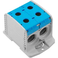 Weidmuller 2502910000 Doorgangsklem 82.60 mm Schroeven Grijs, Blauw 1 stuk(s)
