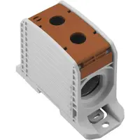 Weidmuller 2502880000 Doorgangsklem 45 mm Schroeven Grijs, Bruin 1 stuk(s)