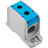 Weidmuller 2502860000 Doorgangsklem 45 mm Schroeven Grijs, Blauw 1 stuk(s)