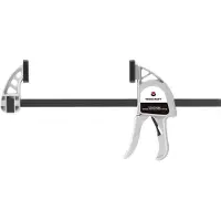 Toolcraft Aluminium eenhandsklem 300 x 85 mm 3000 N 1595615 Spanbreedte (max.):500 mm Afmeting, lengte: 500 mm Afm. werkbereik:85 mm