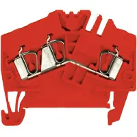 Weidmuller 1946220000 Aardklem 2.5 mm Spanveer Rood 100 stuk(s)