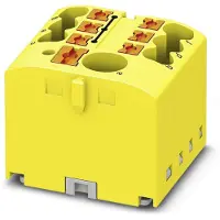 Phoenix Contact 3273336 Verdeelblok 25.2 mm Spanveer Geel 10 stuk(s) Piece